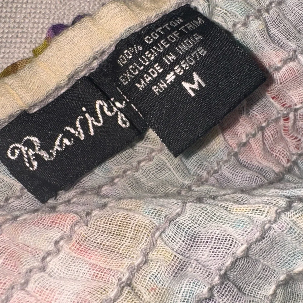 Raviya Tiered Floral Midi strapless dress SZ M - Picture 2 of 8